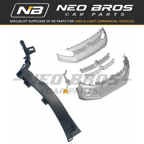 Front right bumper mounting - right,
